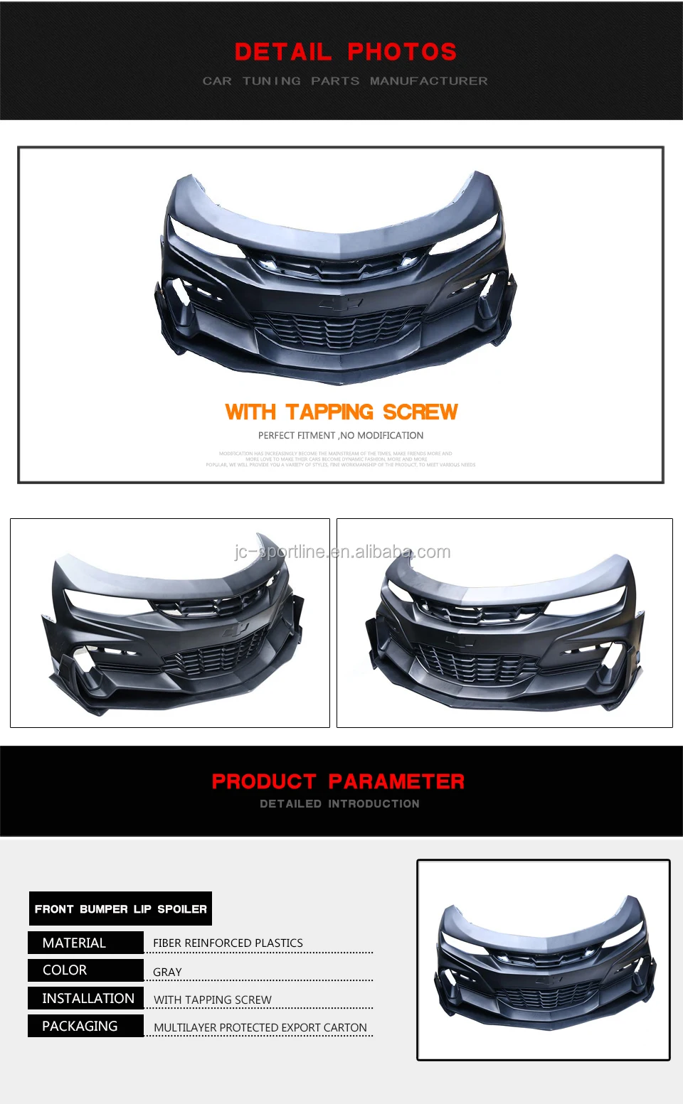 Transformers Style Body Kit Car Bumper With Front Canards For Chevy Camaro Rs Ss Zl1 Ls Lt 16 18 Buy Car Bumper For Chevy Car Bumper For Camaro Car Bumper For Chevy Camaro Product