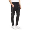 Custom Latest Printing Jogger Pants Men's Hip Hop Dance Costume Sweatpants Sports Pants Track Stripes with Vertical zip Pockets