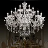 Fancy K9 crystal chandeliers lights with glass arms for hotel ETL89084
