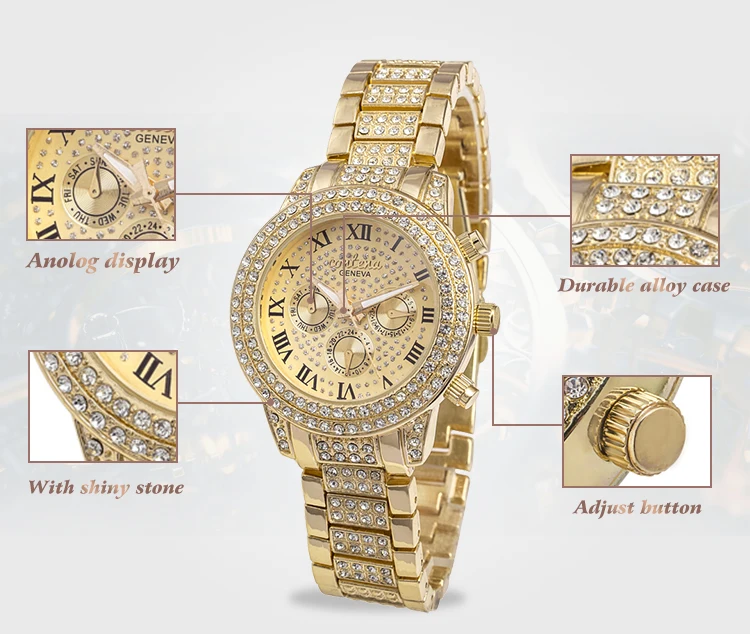 2017 Venta Caliente Mujeres Relojes Señora Diamante Stone 2017 Venta Caliente Mujeres Relojes Señora Diamante Stone