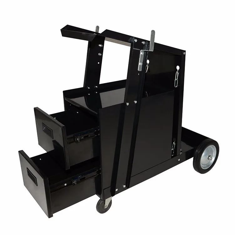 Hot Sale Transportation Trolleys Welding Cart With Cabinet And Wheels ...