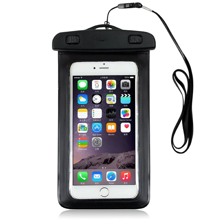 

High Quality Touch Sensor Universal 6 inch IPX8 Waterproof Case for Cell Phone Keys