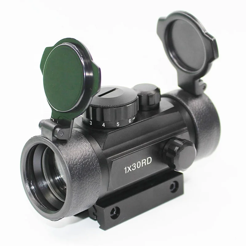 

LUGER Tactical Scope 1x30RD Adjustable Green & Red Dot Sight Scope With 20mm and 11mm Dovetail, Black