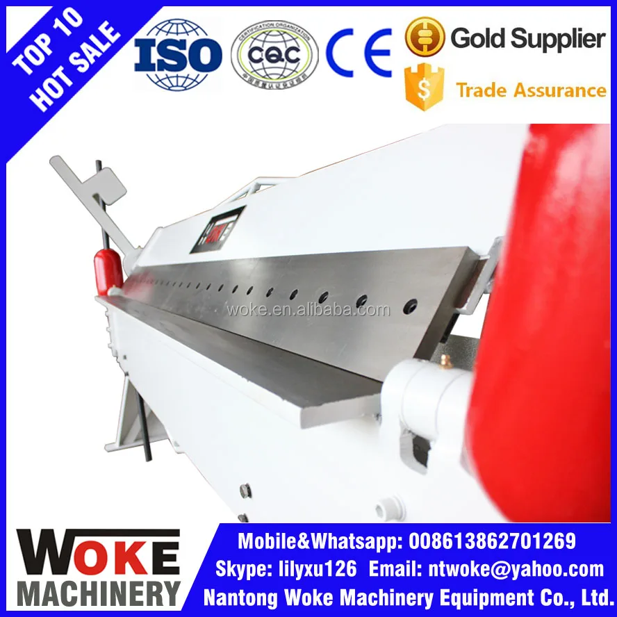 
Manual Press Brake Sheet Metal 1mm, 2mm Folding Bending Machine, Folder Brake 