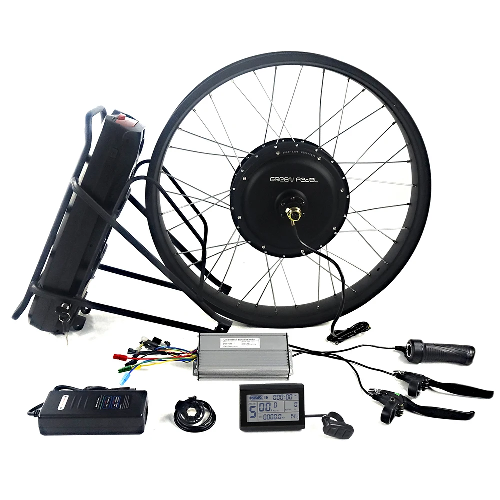 

Greenpedel 1000W 26*4.0 wide wheel hub motor ebike kit, N/a