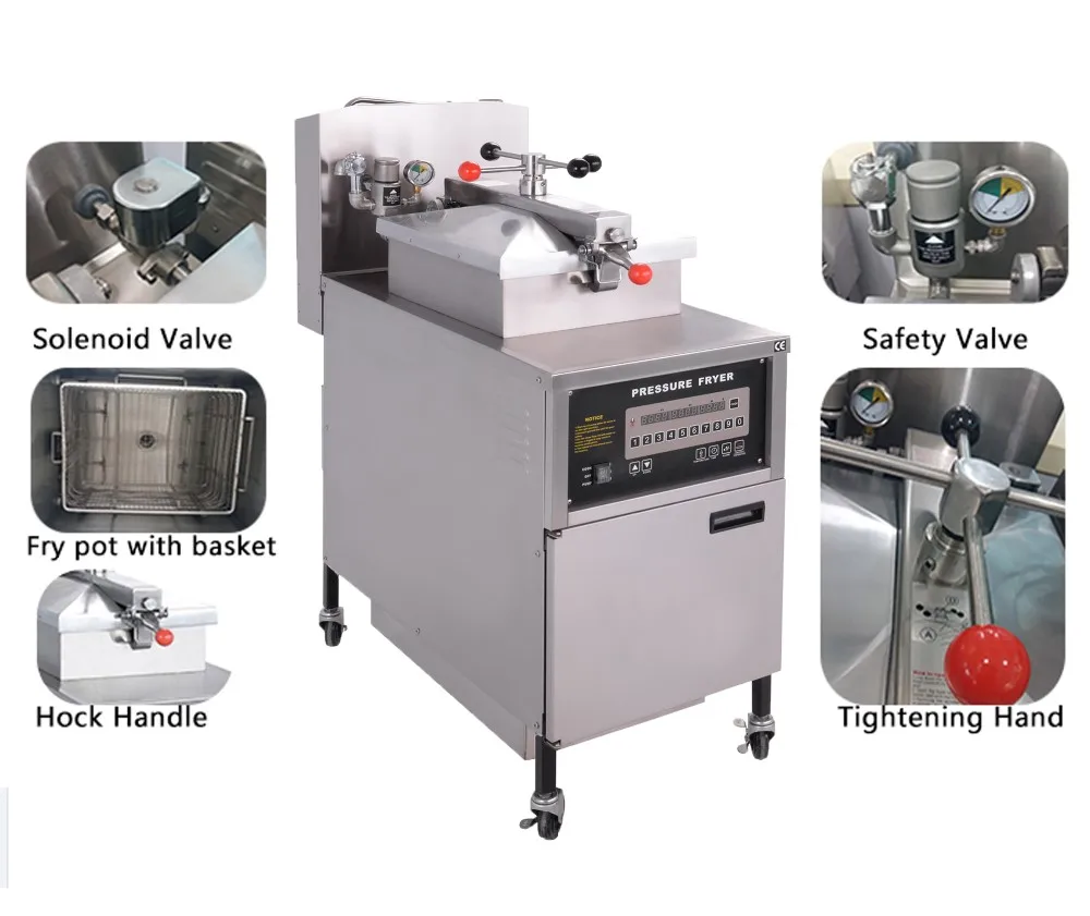 Fast Food Kitchen Electric Pressure Fryer/electric Turkey Deep