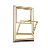 wood grain vinyl double hung windows aluminum windows for sale