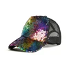 Customized Women Reversible Iridescent Sequin Baseball Hats