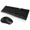 ROHS CE FCC Rf Driver Ergonomic English layout 2.4G Wireless Keyboard Mouse