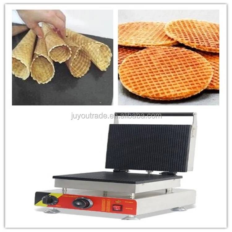 Juyou Stroopwafels Maker Machine Waffle Cone Maker Dutch Stroopwafels