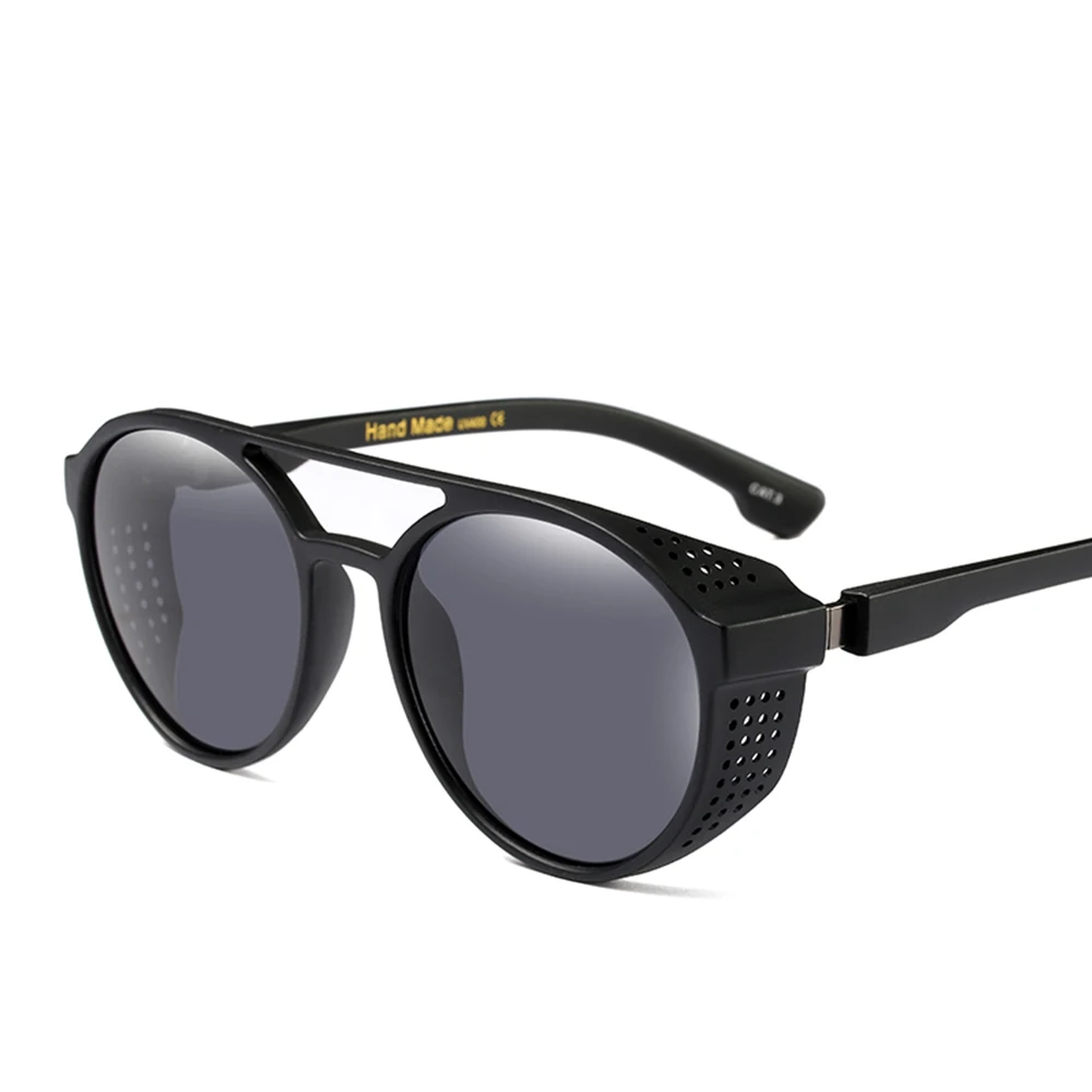 

M508 Fashion Round Steampunk Frame UV 400 CE Retro Fit Over Sunglasses Wholesale Lentes De Sol Hombres