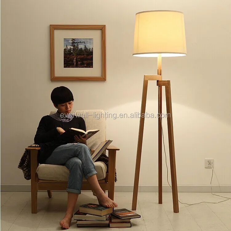 High Quality Fashion Modern Fancy Wood Stand Floor Lamp Tripod High Quality Fashion Modern Fancy Wood Stand Floor Lamp Tripod 3 Legs