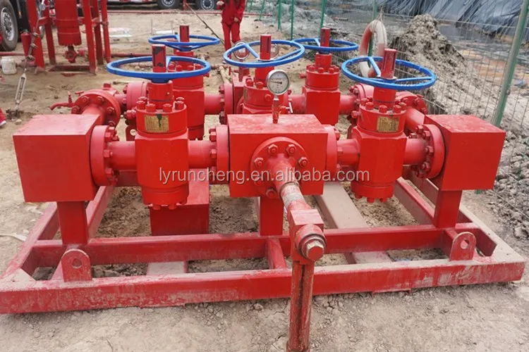 Api 16c Standard Oil And Gas 10000 Psi Kill Manifold For Oilfield - Buy ...