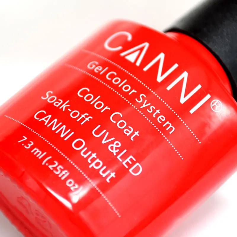 

#30917J Factory supply professional CANNI nail art 240 color easy soak off nail gel polish uv gels