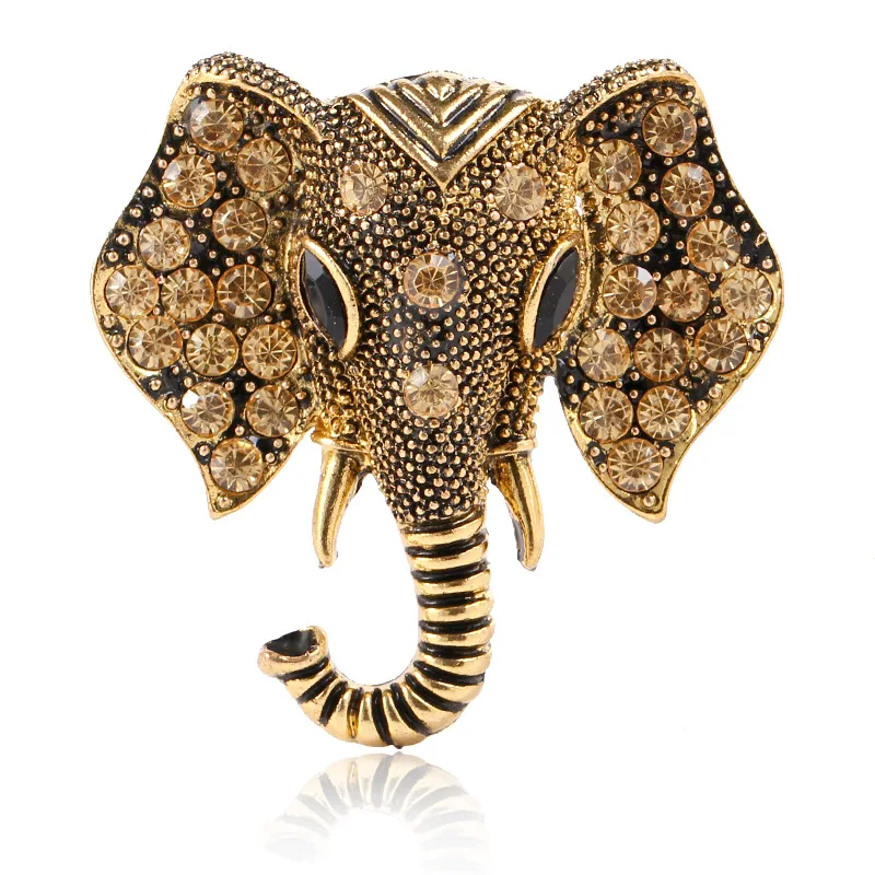 

Fashion Vintage Elephant Alloy Brooch