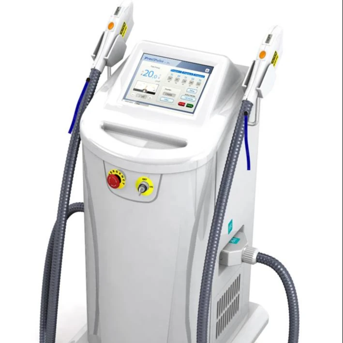 

FDA/Medical CE/TGA approved preci-pulse two handles IPL SHR OPT hair removal and skin rejuvenation beauty machine with UK lamp