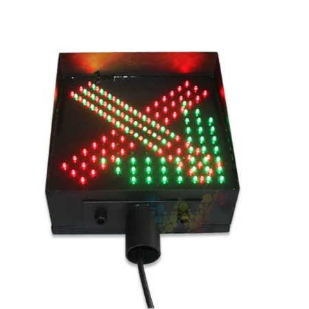 May Sales Mini 100mm Toll Station LED Traffic Red Cross Green Arrow Light Stop and Go Signal Indicator