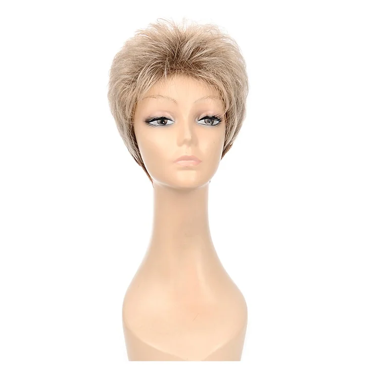 Synthetic Blonde Short Buzz Cut Wig Buy Buzz Cut Wig,Short Women Wig