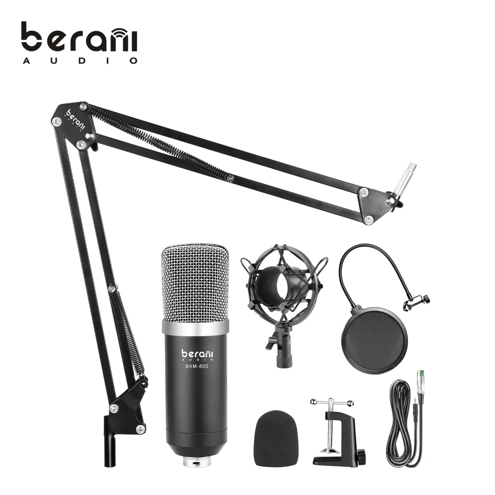 Top selling products in alibaba Berani blue studio condenser microphone suit BAM800