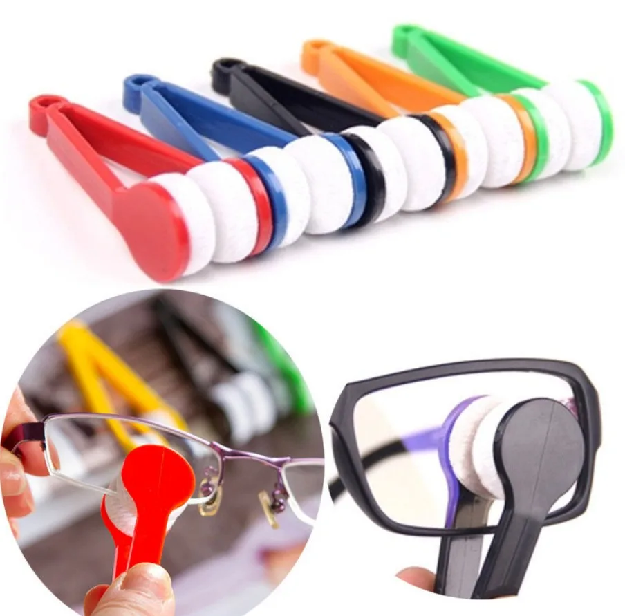 

Multifunctional Glasses Cleaning Rub Eyeglass Sunglasses Spectacles Microfiber eyeglass cleaner Cleaner Brushes Wiping Tools