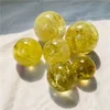 High quality citrine quartz crystal ball citrine spheres for good view