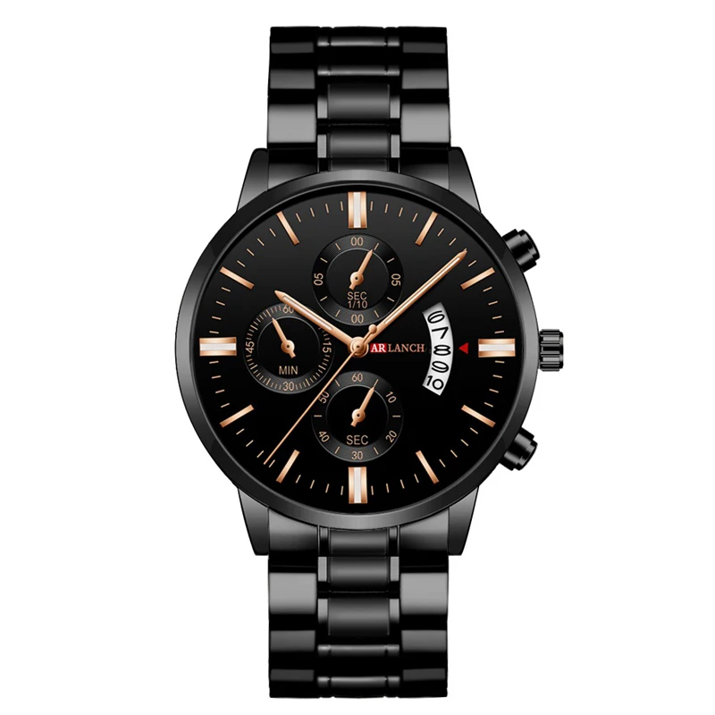 

Men's fine watch work fine gold watch business waterproof watches 43mm dial leather strap mesh belt steel Uhren, Colors