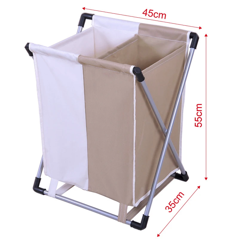 600d Two Compartments Folding Laundry Basket 600d Two Compartments Folding Laundry Basket
