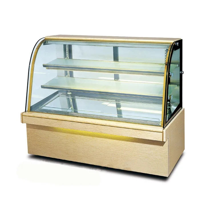 China Factory Supply Cake Freezer Display Cake Box With 2 Shelves - Buy ...