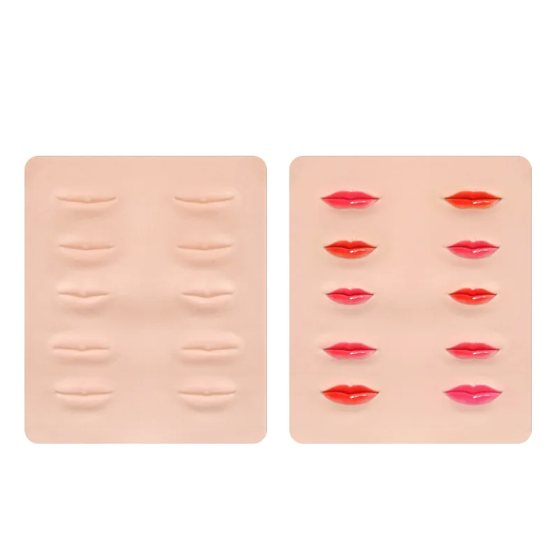 

Goog Quality Silicone 3D Lip Tattoo Practice Skin For Permanent Makeup Microblading, Skin color