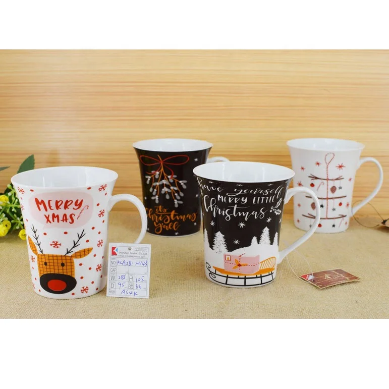 

Ceramic Promotion Mug For Christmas Festival, White