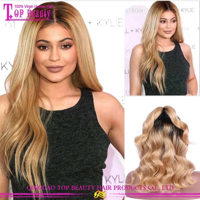 Blonde Full Lace Wig Dark Roots Blonde Full Lace Wig Dark Roots