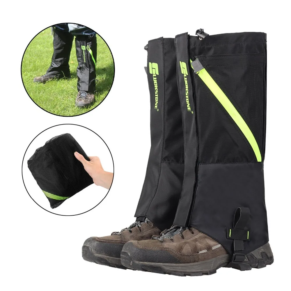 

Woqi outdoor Leg Gaiters, waterproof snake hunting leg hiking gaiters, Customized