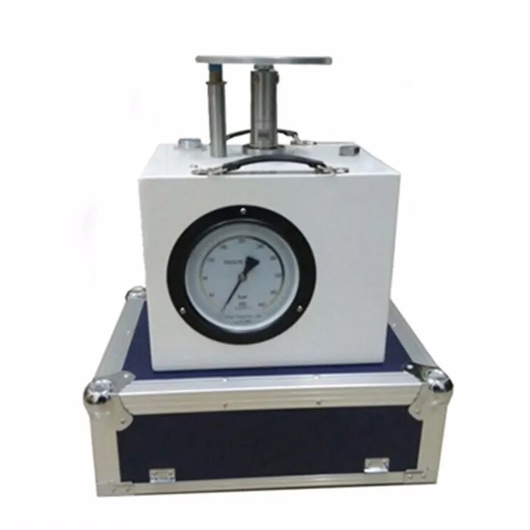Bench type pressure balance calibrator