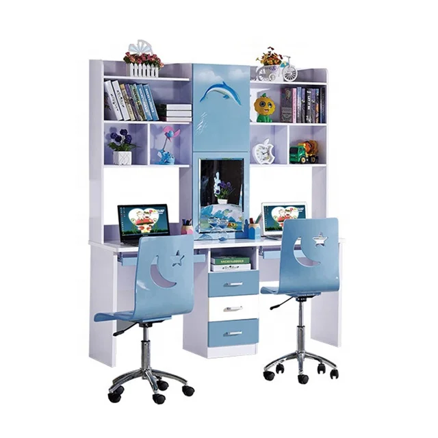 kids desk chair blue
