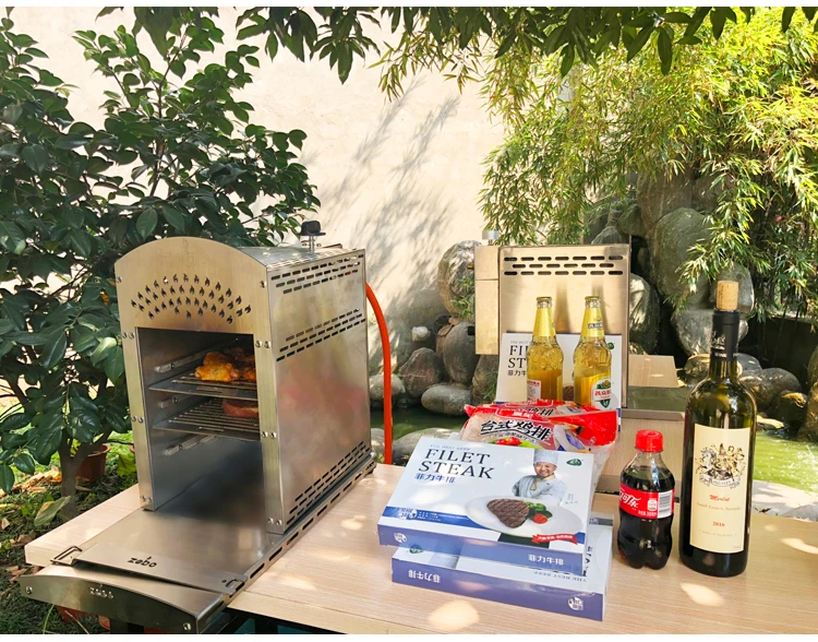 3.5kw New Design Gas bbq steak Grill For Outdoor Use