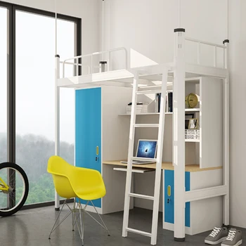 College Student Bunk Bed With Desk And Wardrobe Buy Bunk Bed