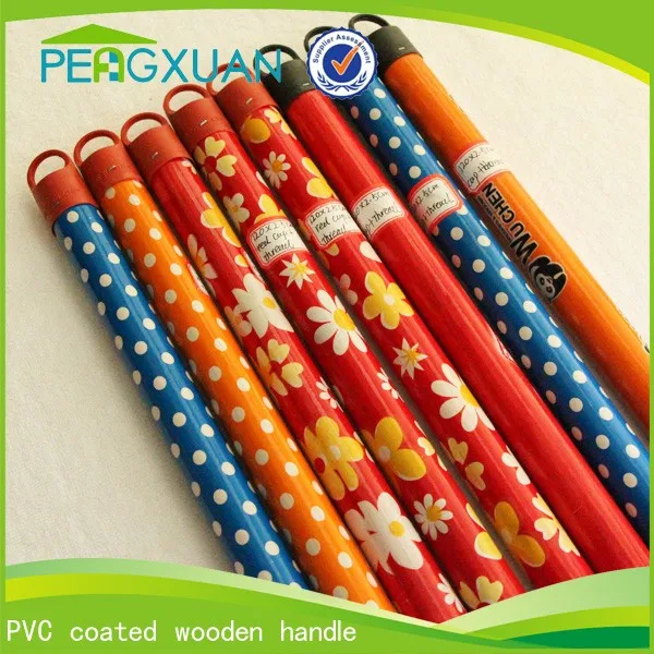 pvc wooden broomstick