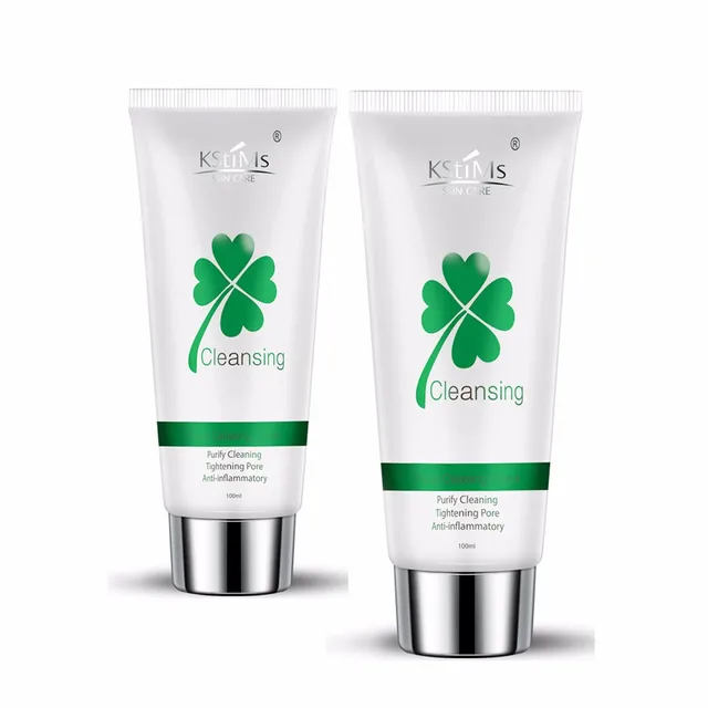 kstime natural cleansing foam clean and clear face wash cream