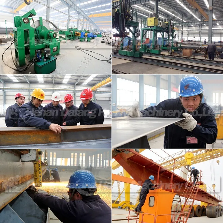 QD Type 50tons Double Girder Overhead EOT Crane with Heavy Hook