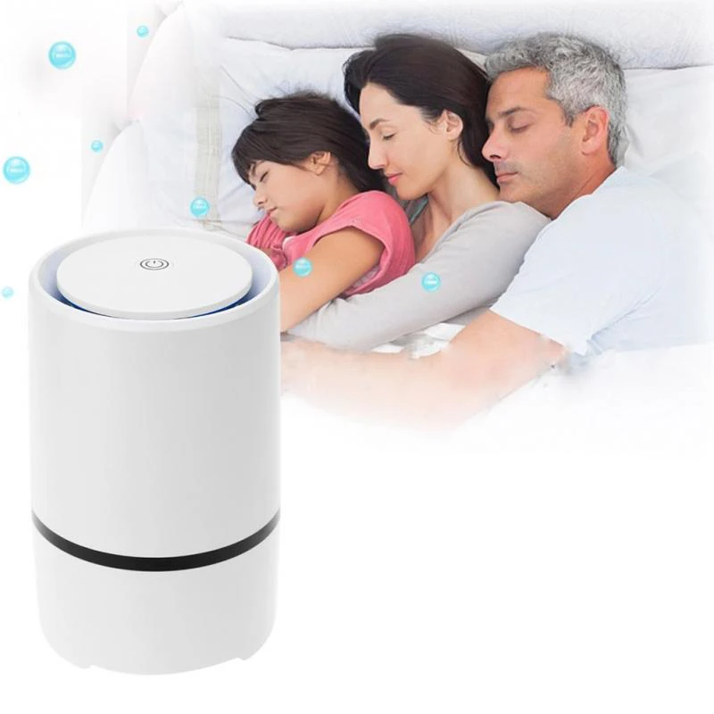 
Usb Desktop Hepa Filter Air Purifier For Home Smokers 
