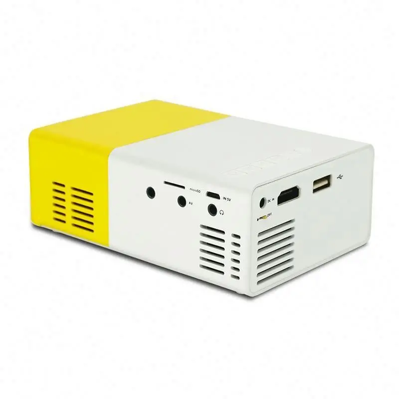 
Mini Portable Projector HD USB AV 30 Lumen Children mini Projetor 