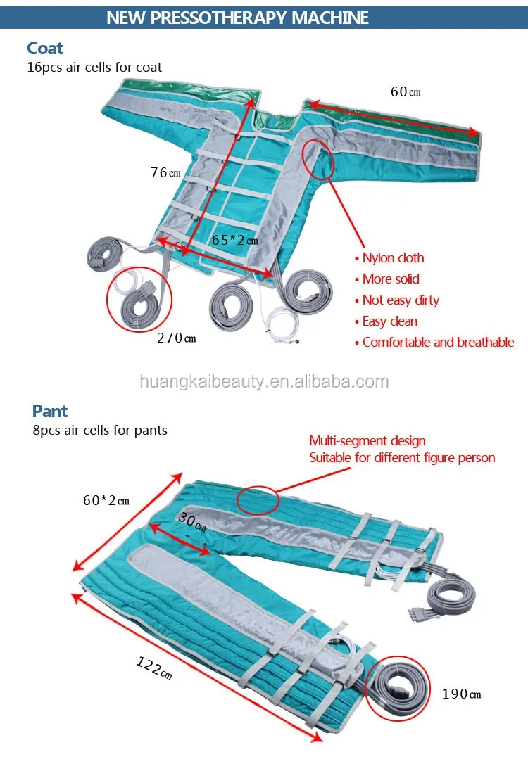Best Selling Products 24 Air Bags Upper Body Air Pressure Massage Pressotherapy With 1 Year Warranty