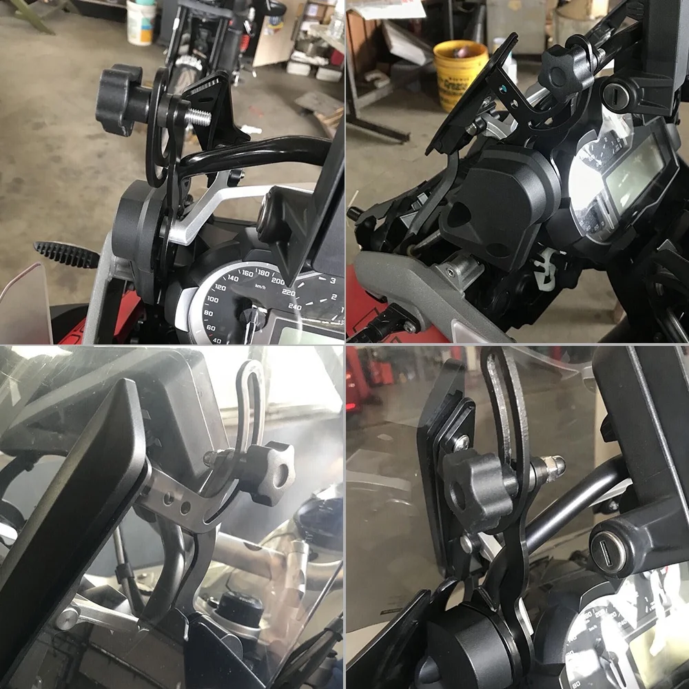 Nicecnc Stainless Windshield Reinforcement Bracket Holder For Bmw