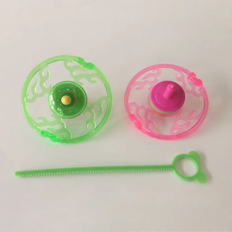Promotional Gyroscope Toys Spinning Top Plastic Pegtop Giveaways For