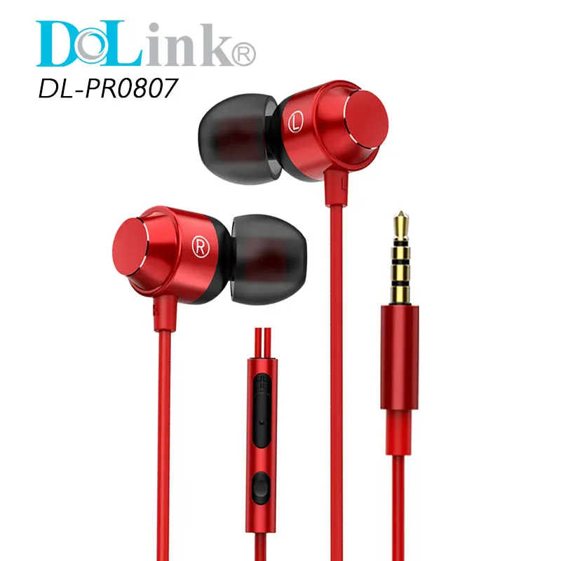 

High Quality Sound Magnetic Earphone Wired Headphones Mic for Promotion Giveaways, Red;black;rose gold;silver ect