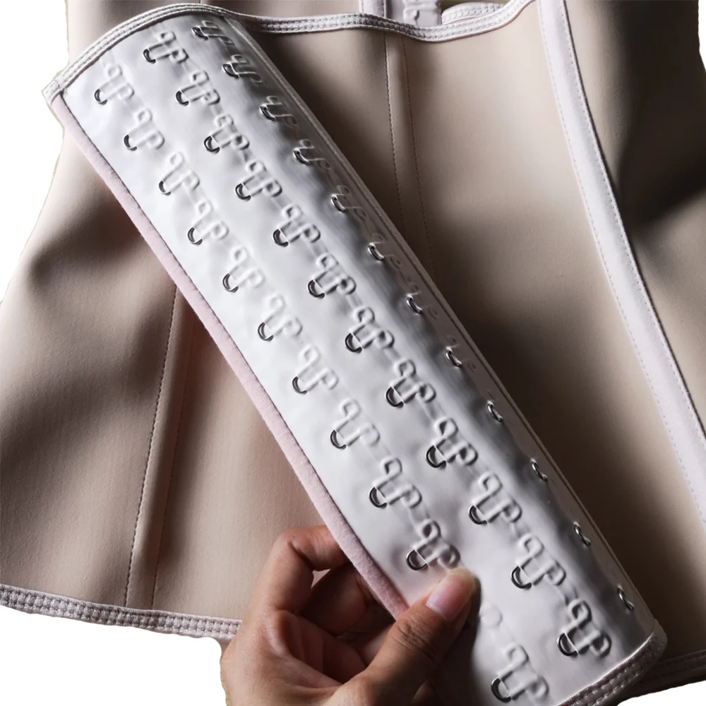 

2018 hot sales full latex waist trianer vest, Black