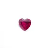 wholesales ruby stone price per carat for necklace ruby cups heart shapes ruby