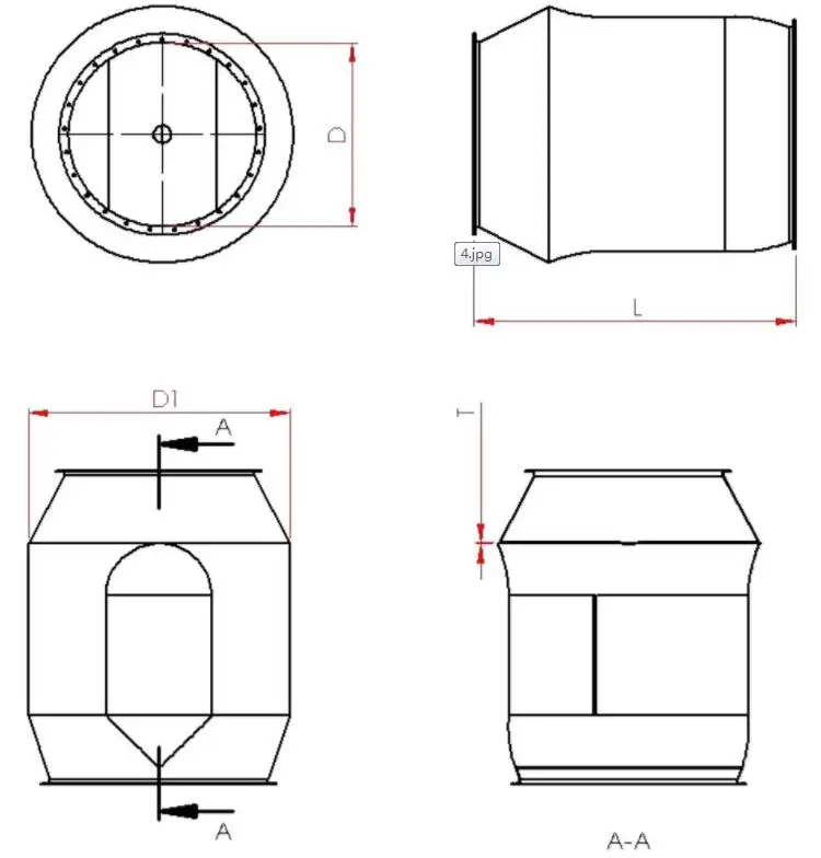 Dwbfj-bf Series Bifurcated Fan, Max 690VAC, aluminum alloy - detail 8