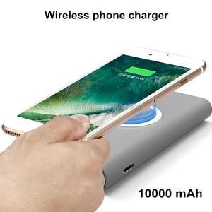 10000mAh Wireless Power Bank iPhone Samsung Galaxy