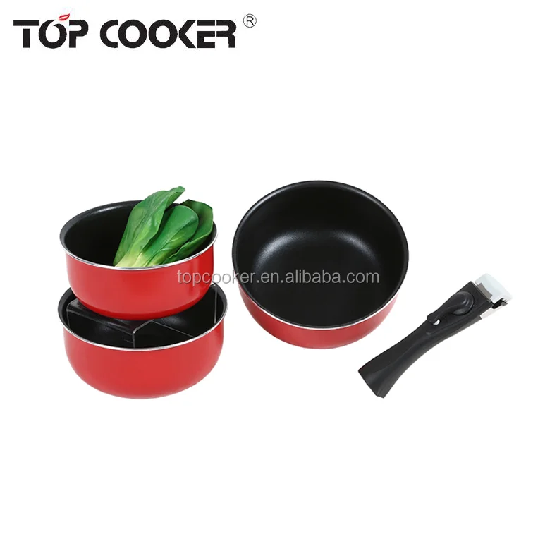 CAROTE 1.5Qt & 2.5Qt Saucepan Set with Lid 4 Pcs Nonstick Sauce